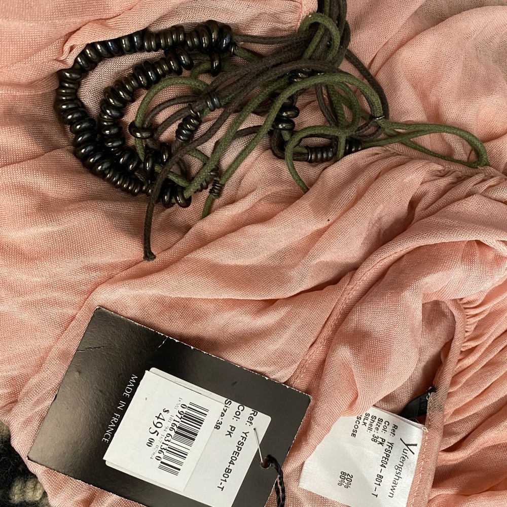 Yufengshawn Tank / Strappy Beaded Shirt NWT $495